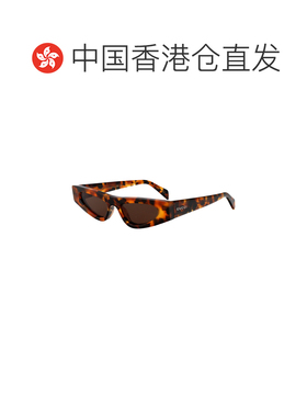 1h可退 香港直邮GUCCI 女士眼镜 GG1779S004 CO 棕色 几何框太阳