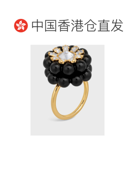 1h可退 香港直邮CELINE 女士戒指 461LZ6VSB35OB SS2026 黑色 HEI