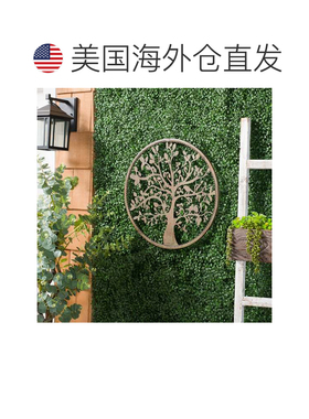 自营safavieh20 英寸生命之树壁画 - 质朴的蓝色 美国奥莱直发