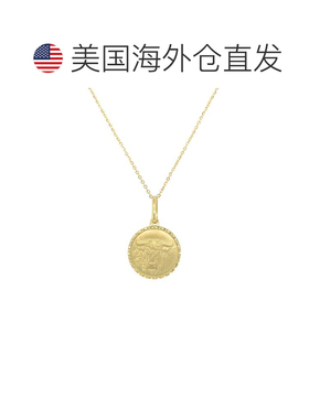 自营sabrina14K Yellow Gold Zodiac Pendant -Taurus - yellow g