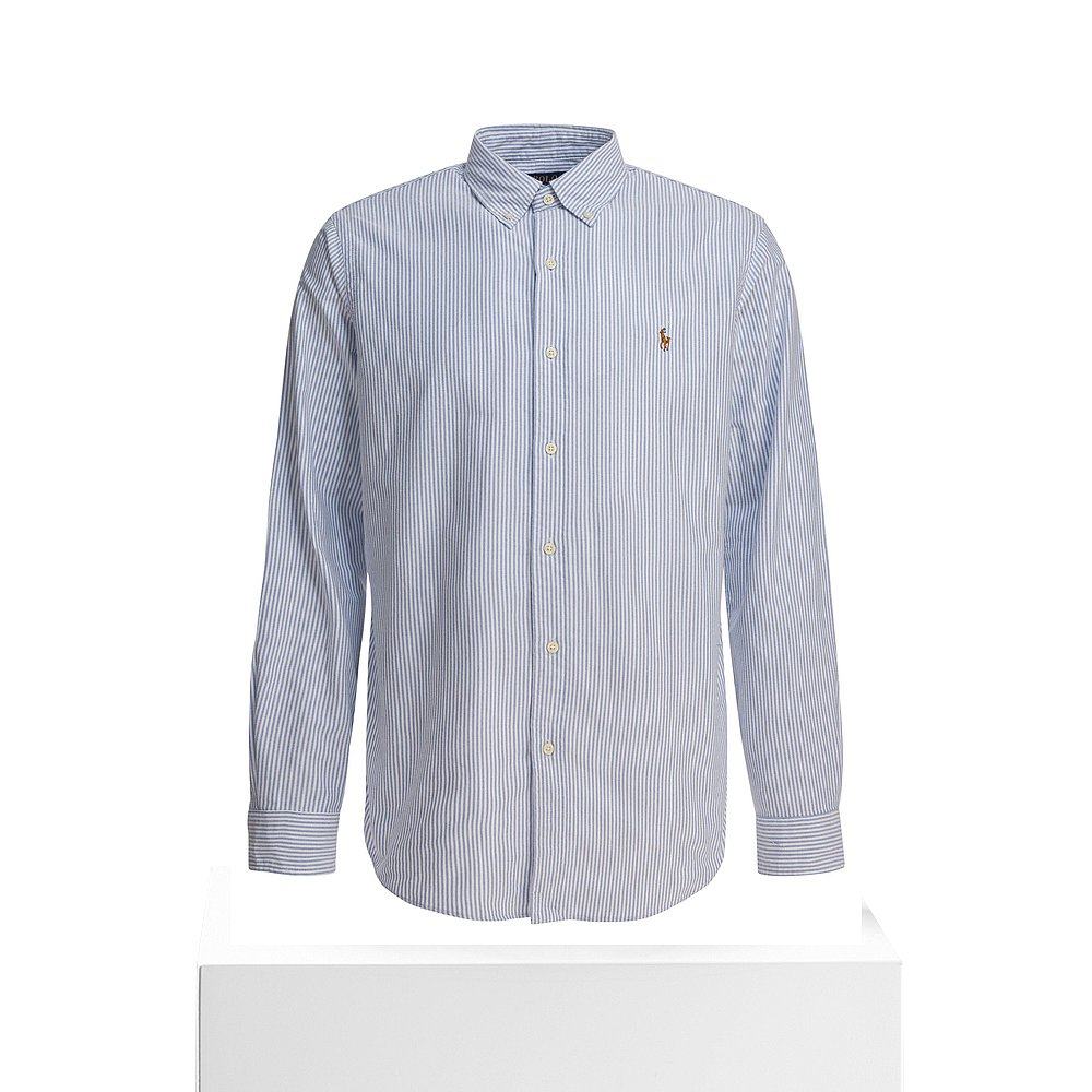 香港直邮POLO RALPH LAUREN 男士衬衫 710792041004BLUEWHITESTRI,淘宝优惠券,粉丝福利购,淘宝优惠卷