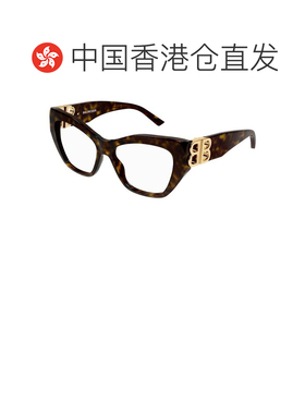 香港直邮BALENCIAGA 女士眼镜 BB0312O002 SS2026 花色 几何框平