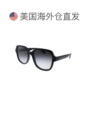 自营Alexander McQueen  AM 300S 001 Womens Square Sunglasses