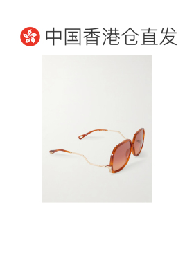 香港直邮CHLOÉ 女士太阳镜 CH0404S001 AW2026 棕色配饰