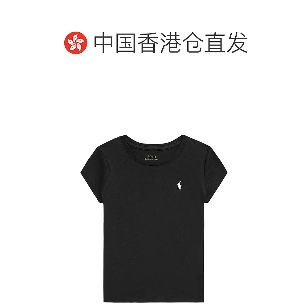 香港直邮潮奢 Polo Ralph Lauren 女童短袖针织T恤(大童)童装