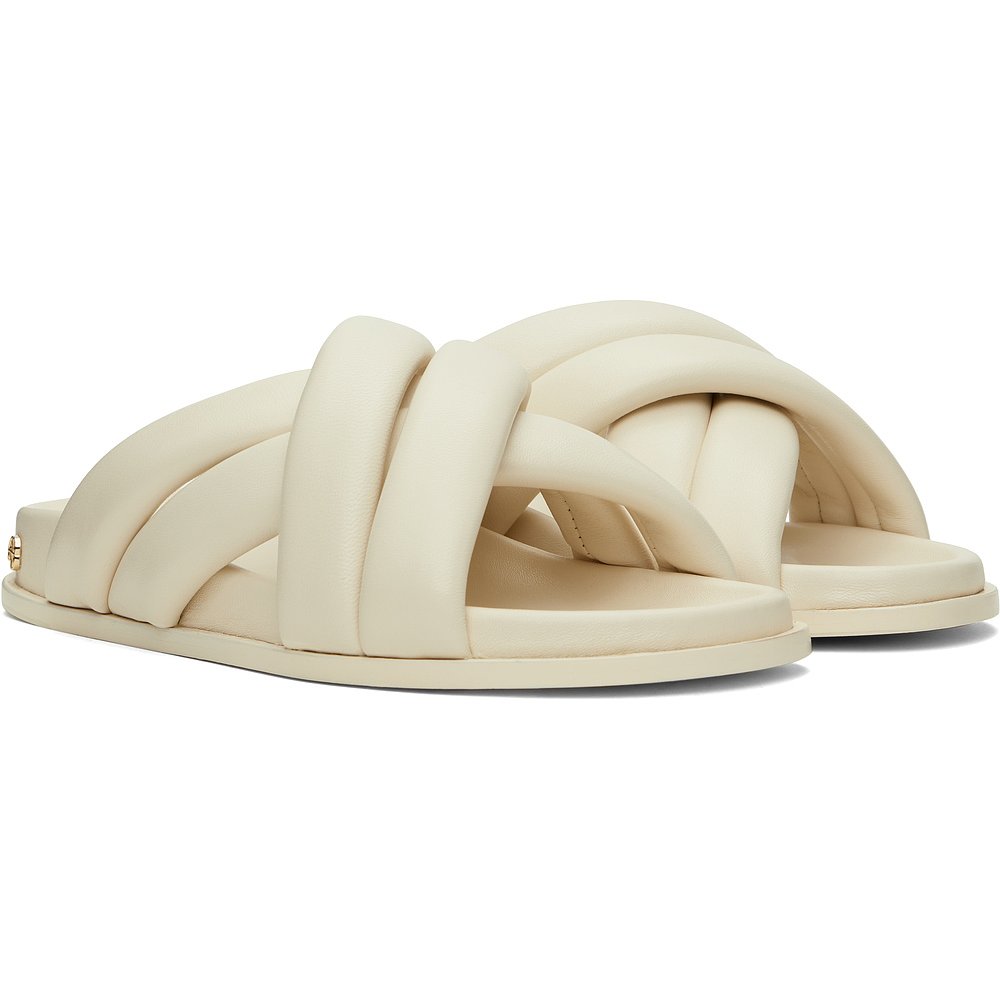 1h可退 潮奢 ANINE BING 女士 灰白色 Lizzie 凉鞋 A144028150 - 图2