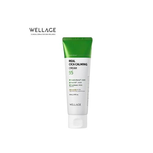 韩国直邮唯拉珠 WELLAGE 玻尿酸积雪草保湿面霜 80ml正品 - 图0