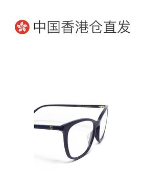 香港直邮GUCCI 女士眼镜 9764913 AW2019 黑色 徽标细节平光镜