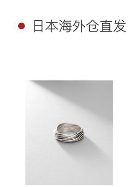1h可退 日本直邮COCOSHNIK 女士八层银质戒指 76761227999909配饰
