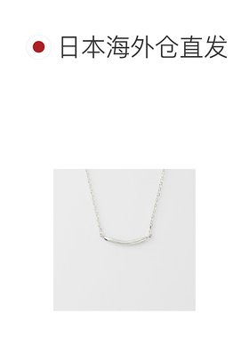 日本直邮日潮 agete 阿卡朵银钻石项链白色 均码