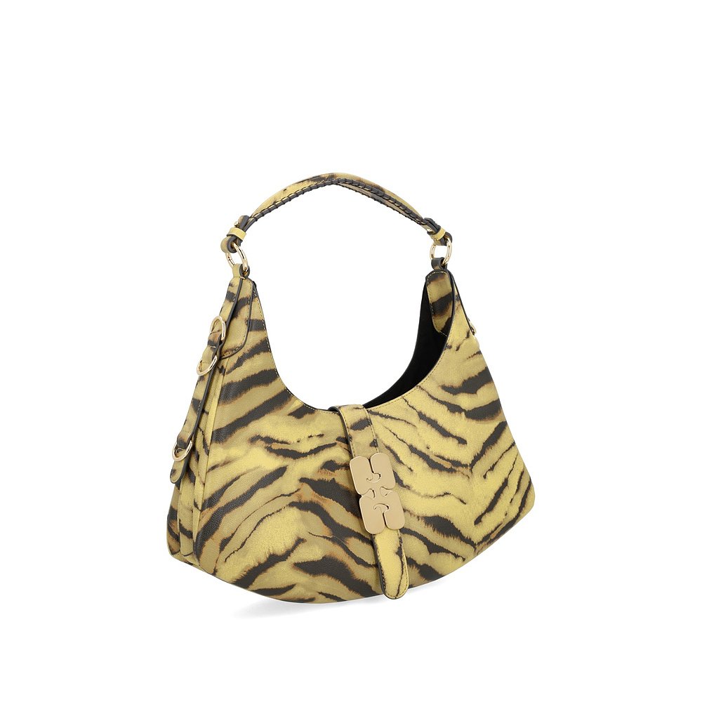 1h可退 GANNI 女士斜挎包 A7128894 AW2025 绿色 Ganni Bag