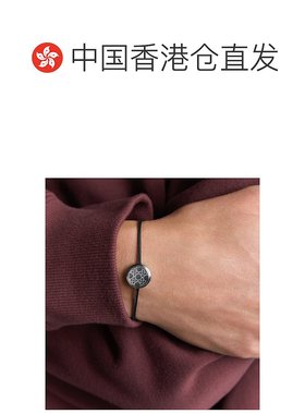 香港直邮DIOR 男士手链手镯 B2538HOMLED004 AW2024 黑色 徽标细