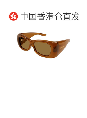香港直邮SAINT LAURENT 男士眼镜 SL901HOWL007 CO 棕色 全框太阳