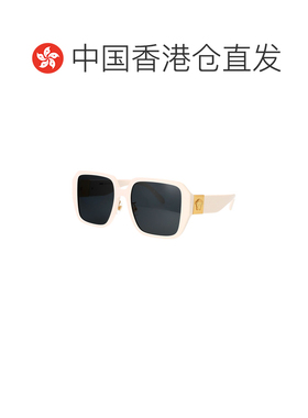 香港直邮VERSACE 女士太阳镜 0VE4472D548487 AW2025 米白色 0VE4