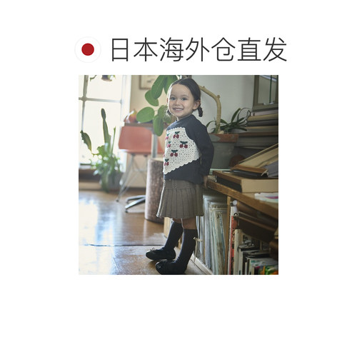 【特价】日本直邮品牌官方发货Petit Main针织百褶裙2026新款 - 图1