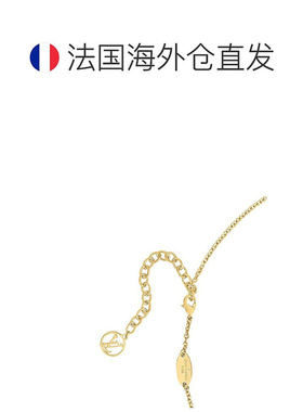 自营1h可退 欧洲直邮LV路易威登ICONIC系列金色金属镶嵌水晶项链