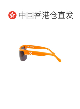 1h可退 香港直邮潮奢 off-white 女士 灰白色 Toledo 角框太阳镜