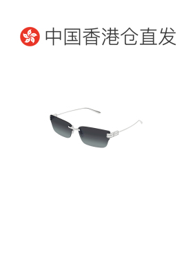 1h可退 香港直邮BALENCIAGA 男士太阳镜 BB0487S002 SS2026 银色