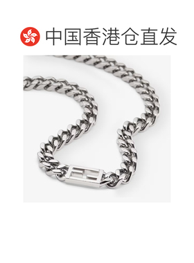 香港直邮FENDI 女士项链 7AJ540AV8MF1LHW AW2025 银色 法棍项链