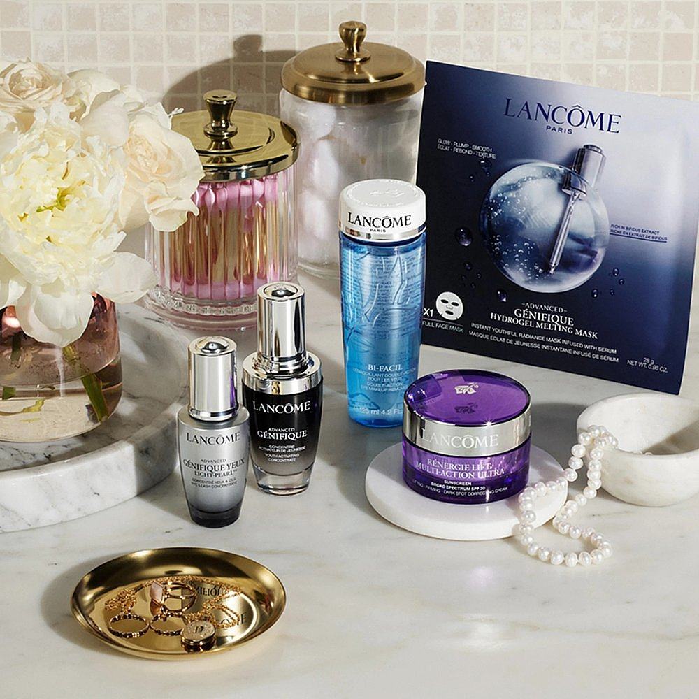【临期处理】23年lancome兰蔻小黑瓶 天猫国际全球探物面部护理套装