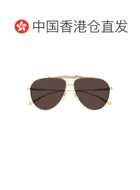 1h可退 香港直邮GUCCI 男士太阳镜 GG2064S004 CO 金色 几何太阳