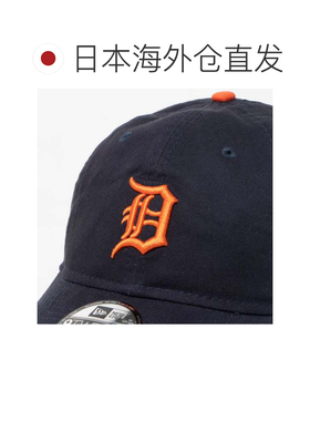 日本直邮Newera 棒球帽 9TWENTY MLB 海军蓝橙色 调节可鸭舌帽