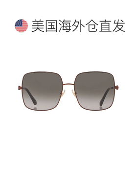 自营Jimmy Choo Brown Square Ladies Sunglasses LILI/S 0J7D/HA