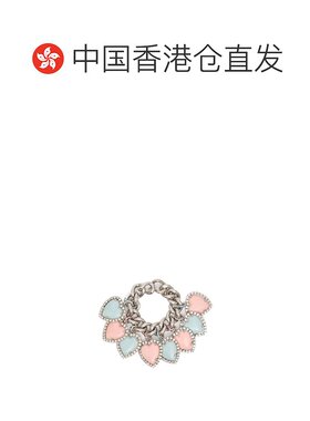 香港直邮VALENTINO 男士项链 YJ0T77LXFCP2 SS2025 粉红色 心形手