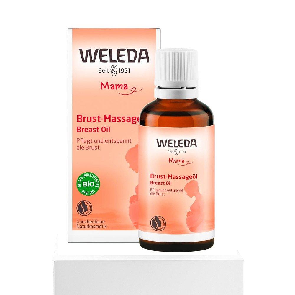 European direct mail Weleda Breast Massage Essential Oil 50Ml Pregnancy and Lactation Nourishing Breast Care Oil