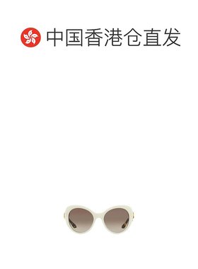 香港直邮PRADA 女士眼镜 0PR26QS7S31X1 AW2021 白色 徽标太阳镜