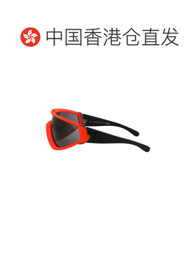 香港直邮Moncler 盟可睐 女士 橙色醋纤太阳眼镜 ML024943A