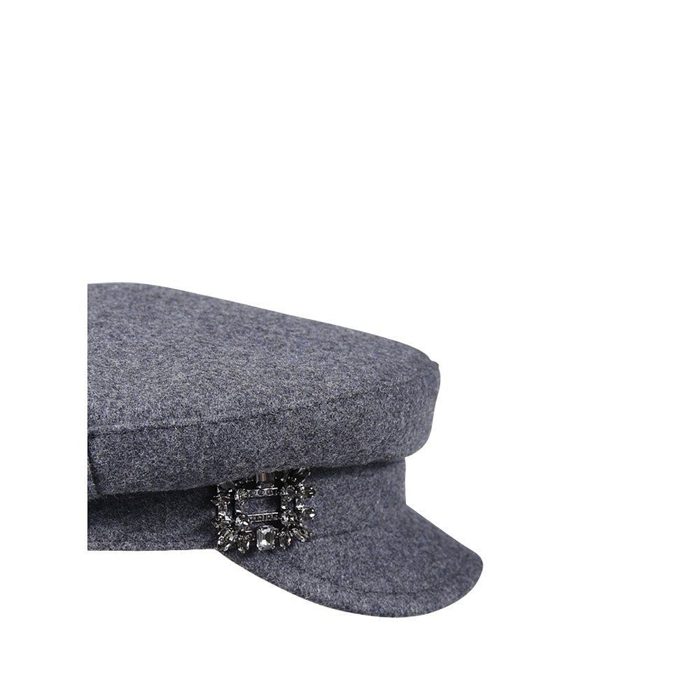 1h可退 ROGER VIVIER 女士帽子 RQWH0140100580B201 SS2025羊毛 - 图2