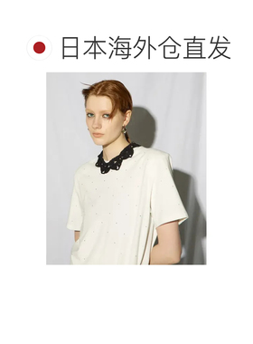 日本直邮MAISON SPECIAL 女士手工编织钩针项链 亮丽光泽 配饰首