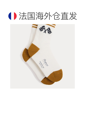 自营欧洲直邮Bonpoint小樱桃 Lir袜子 男孩/女孩白色棉质