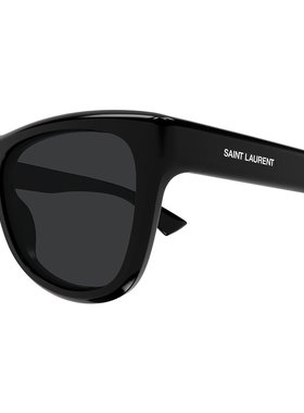 SAINT LAURENT 女士太阳镜 SL816001 AW2025 黑色 全框太阳镜