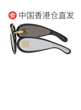 香港直邮LOEWE 罗意威 男士 黑色 Wave Mask 太阳镜 LW40108I0001