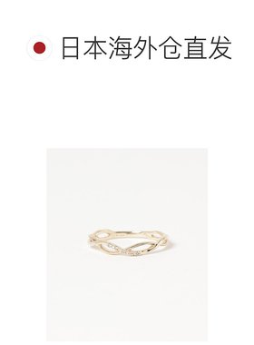 1h可退 日本直邮NOJESS女士K10钻石层叠戒指 30242111026