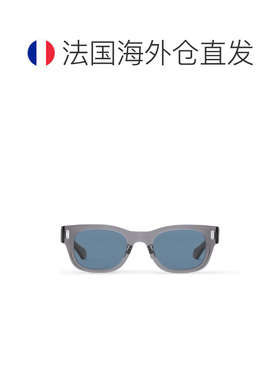 自营欧洲直邮LV路易威登 Confidence男士灰色醋酸纤维圆形太阳眼