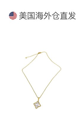 自营 Adornia Flower Mother of Pearl 项链金白色-白色 美国奥莱