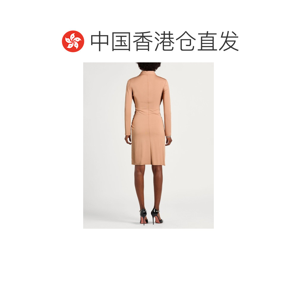 1h可退 香港直邮Pinko 品高 女士 短款连衣裙 brown棕色 舒适时尚,淘宝优惠券,粉丝福利购,淘宝优惠卷