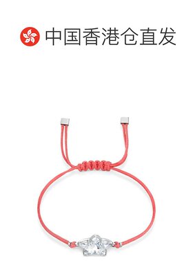 Swarovski施华洛世奇手链典雅红色不锈钢五角星 5523170链子镀金