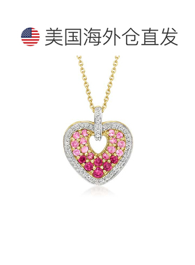 自营Ross-Simons Rhodolite Garnet, . White Zircon and . Pink