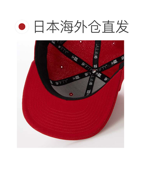 日本直邮NEW ERA NE404 9FIFTY 钻石光芒平檐按扣帽 猩红色