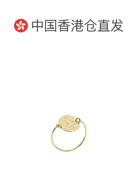 香港直邮INES DE LA FRESSANGE 百合花图案 镀金 黄铜 戒指 女款