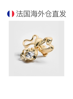 自营欧洲直邮Dior迪奥 Twisted Bow 女士金色金属【付后1h可退】