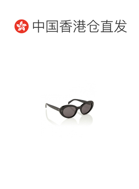 香港直邮Celine 黑色徽标猫眼框太阳镜 CL40193I5.