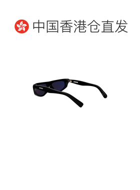 1h可退 香港直邮Jacquemus 女士 BLACK/ SILVER/ 灰色醋纤太阳眼