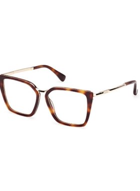 1h可退 MAX MARA 男士眼镜 MM5151B52052 AW2024 红色 全框平光镜