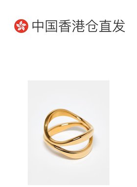 1h可退 香港直邮ASOS 女士 Curve cross-over 防水不锈钢设计色调