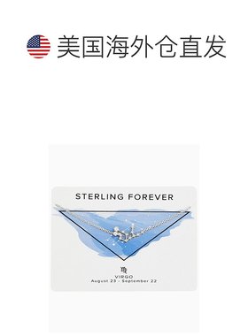 自营 sterling forever精致星座项链 - 银-处女座 美国奥莱直发